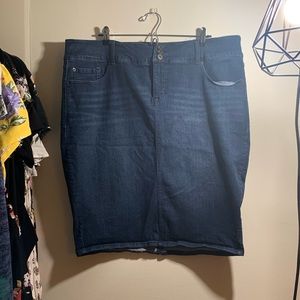 Torrid Denim Pencil Skirt